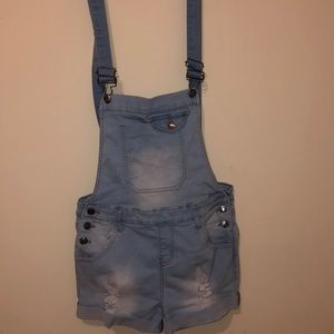 Suspender shorts